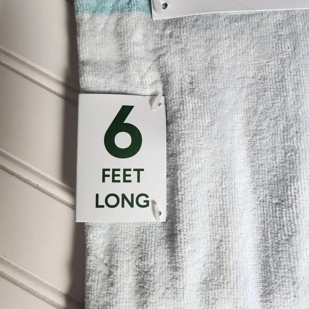 Lacoste Beach Towel, Blue Stripes
